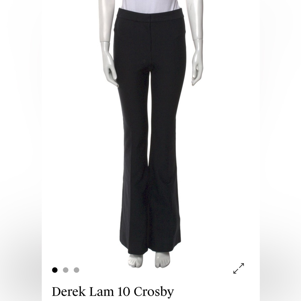 10 Crosby Derek Lam Black Flare Pants